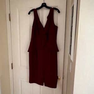 Mulberry Peplum Dress Size 14
